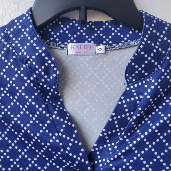 Blue Pattern Top - Picture 2 of 3